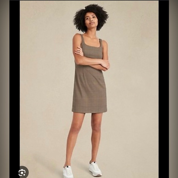 Banana Republic plaid mini dress - Picture 1 of 3